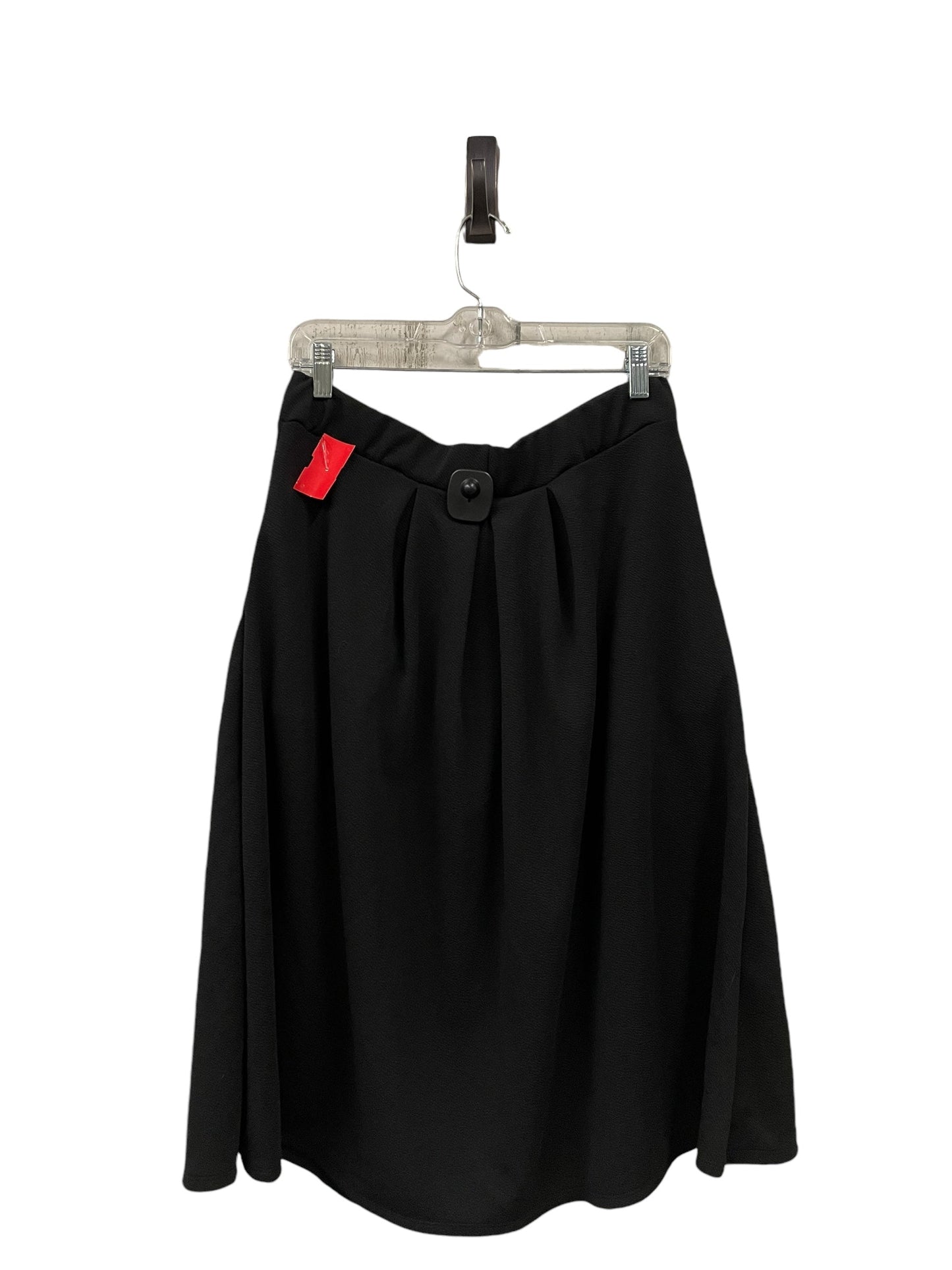 Skirt Midi By Clothes Mentor In Black, Size: Xl