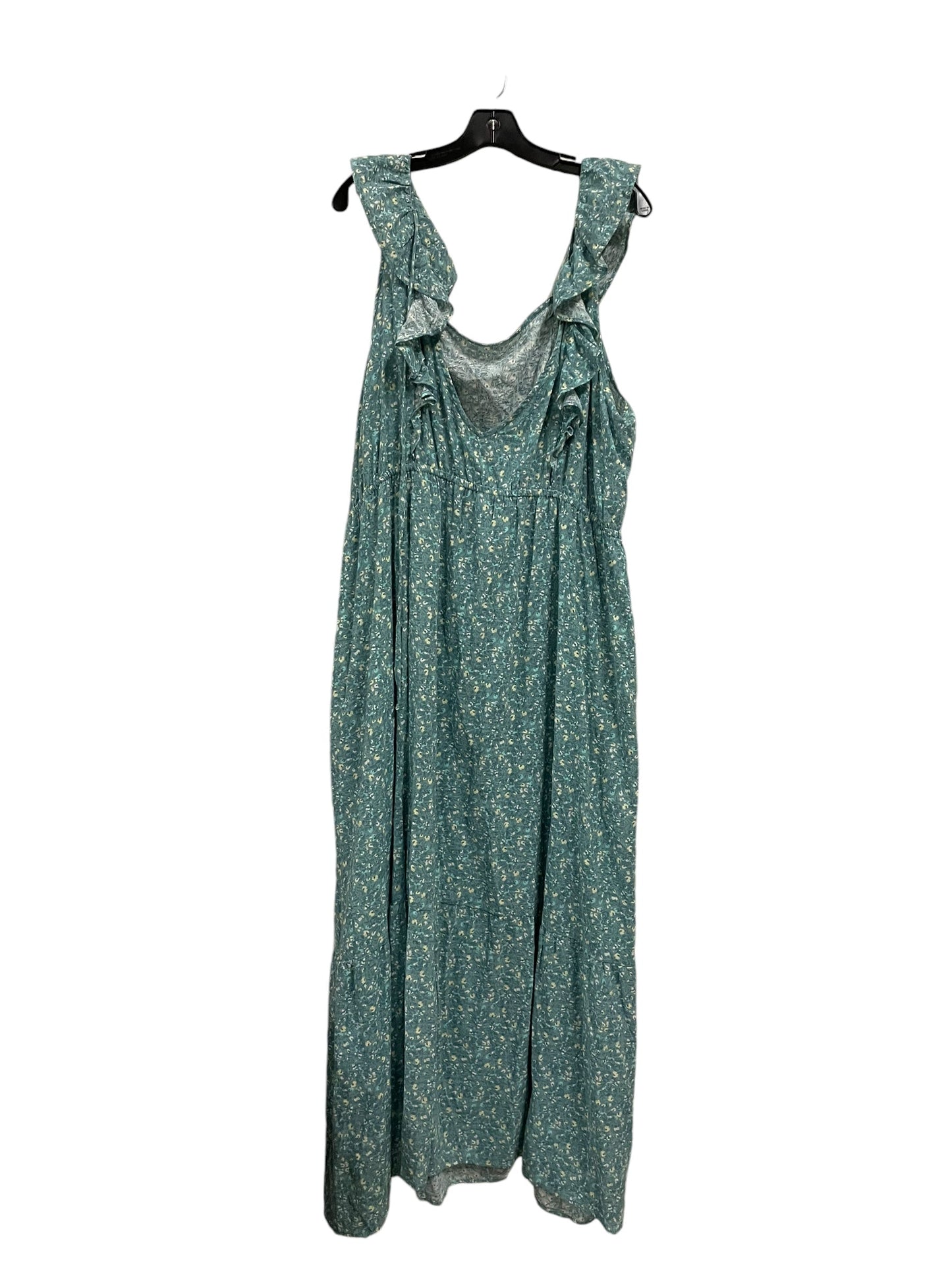 Dress Casual Maxi By Ana In Green, Size: 2x