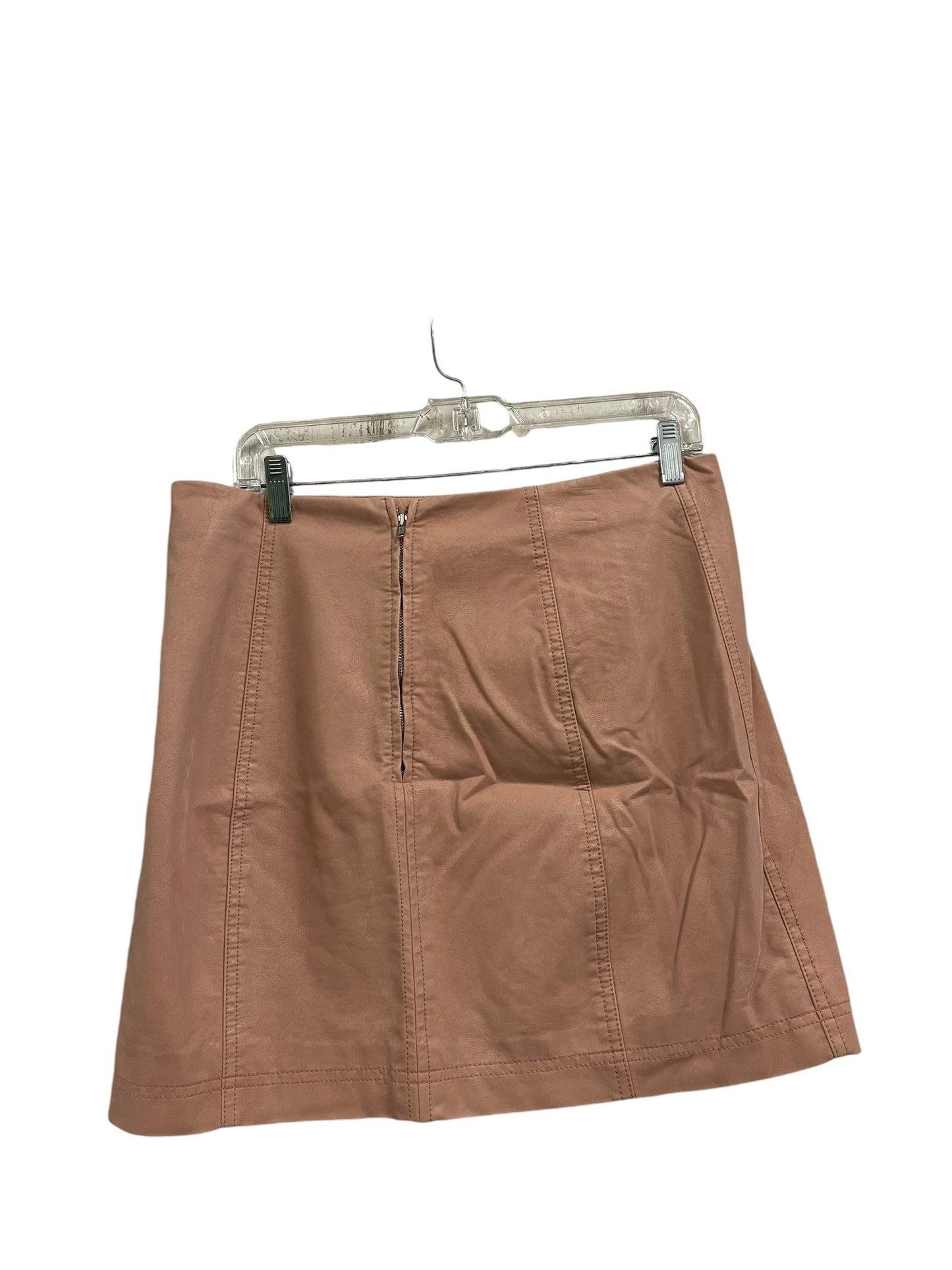 Skirt Mini & Short By Free People In Peach, Size: L