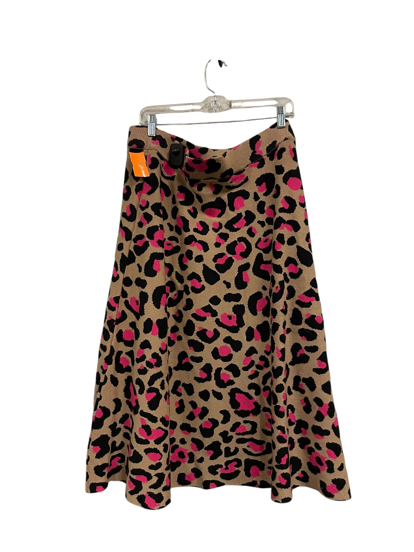 Skirt Midi By Cato In Leopard Print, Size: 3x