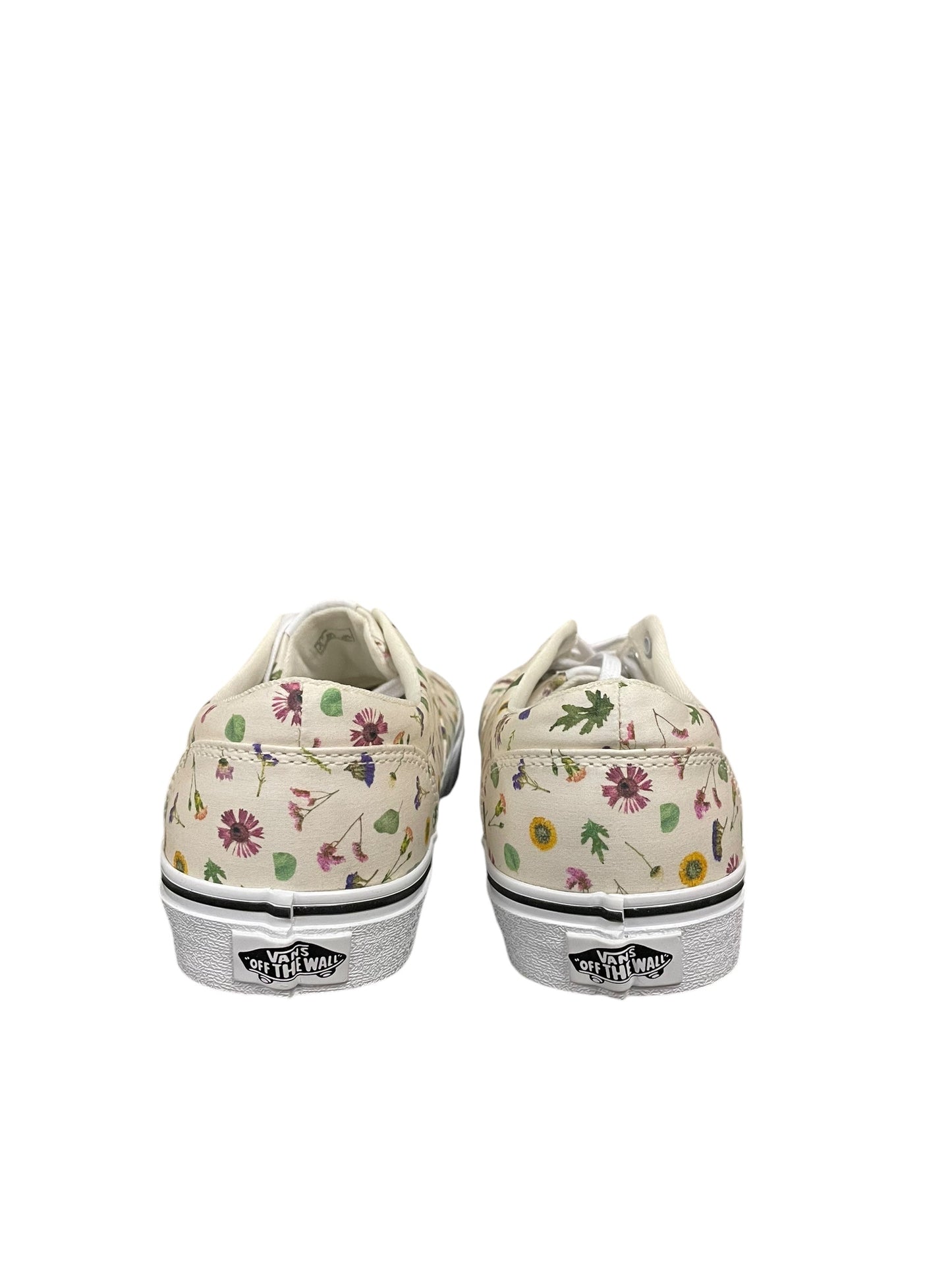 Shoes Sneakers By Vans In Floral Print, Size: 9.5