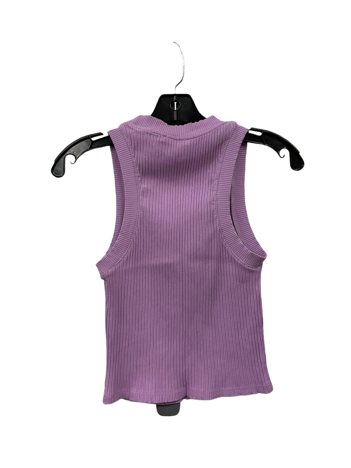 Top Sleeveless Basic By Zara In Purple, Size: S