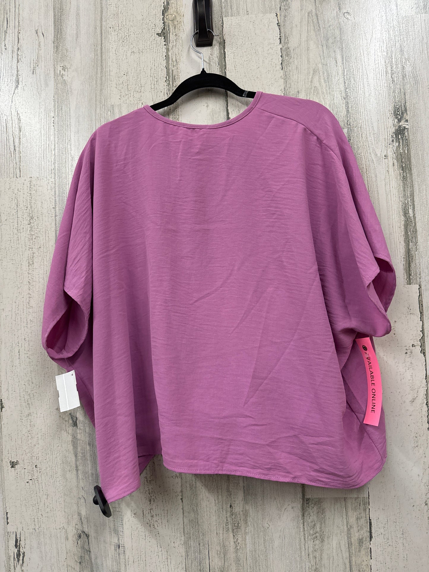 Purple Top Short Sleeve Fantastic Fawn, Size M