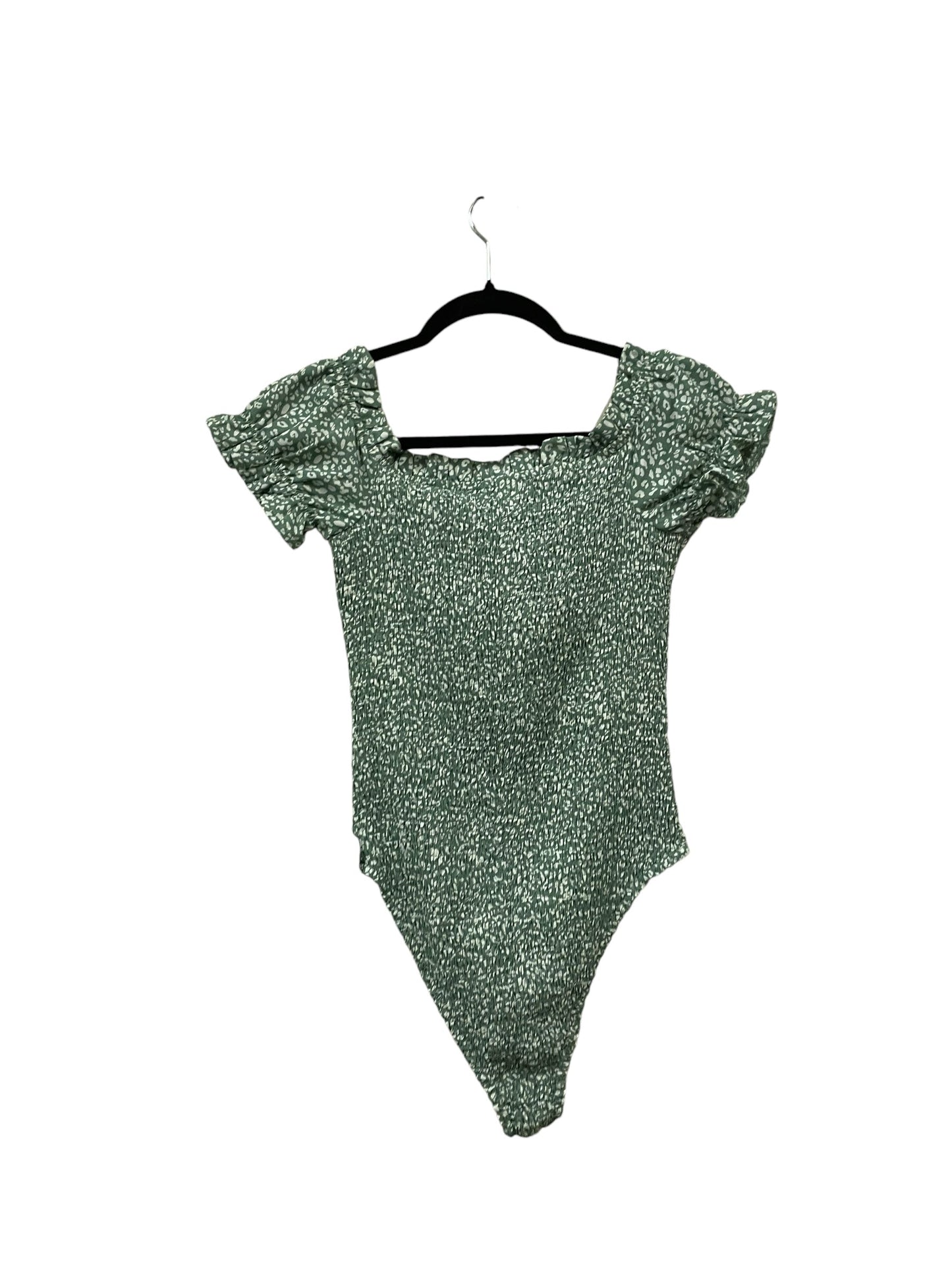 Bodysuit By Clothes Mentor In Green, Size: S