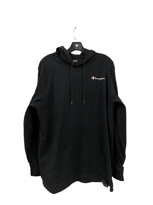 Top Long Sleeve By Champion In Black, Size: L