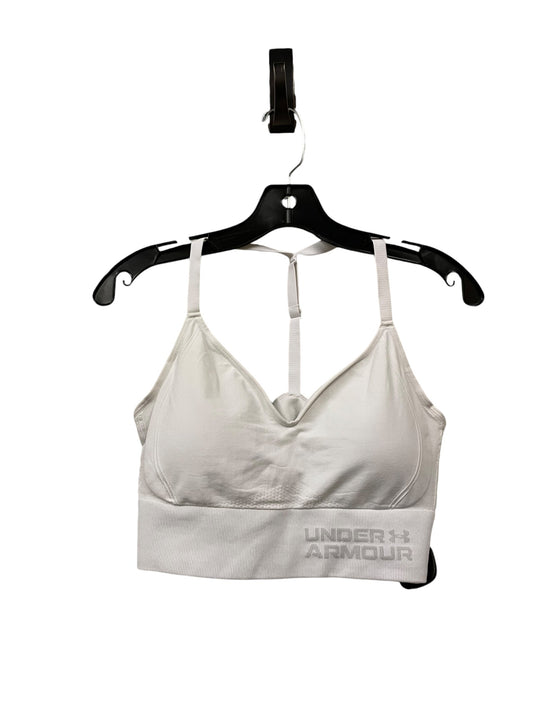 Athletic Bra By Under Armour In White, Size: L