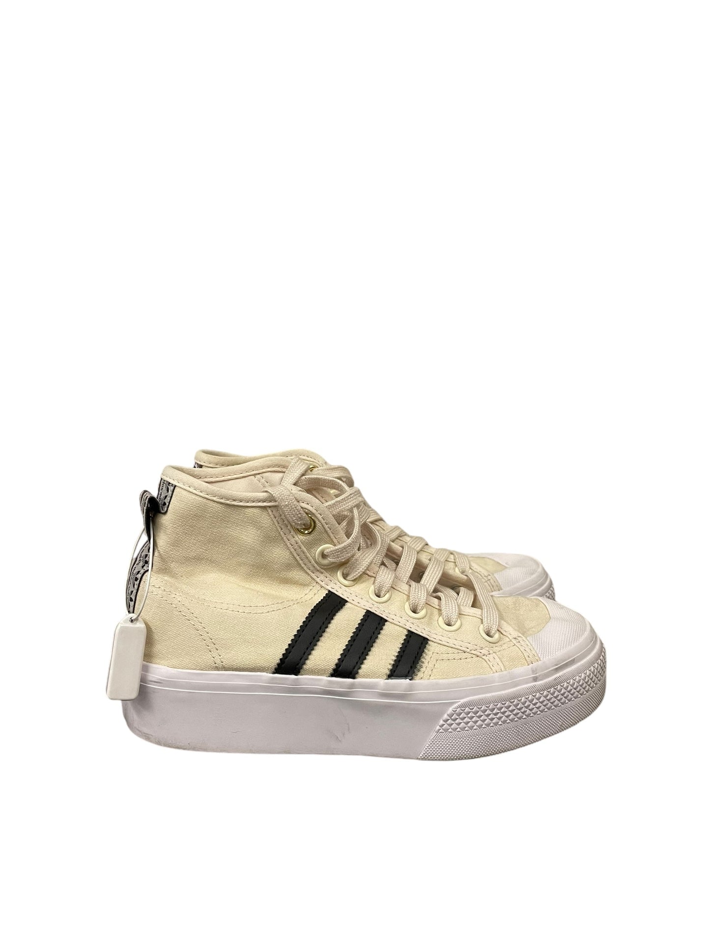 Shoes Sneakers By Adidas In Cream, Size: 6