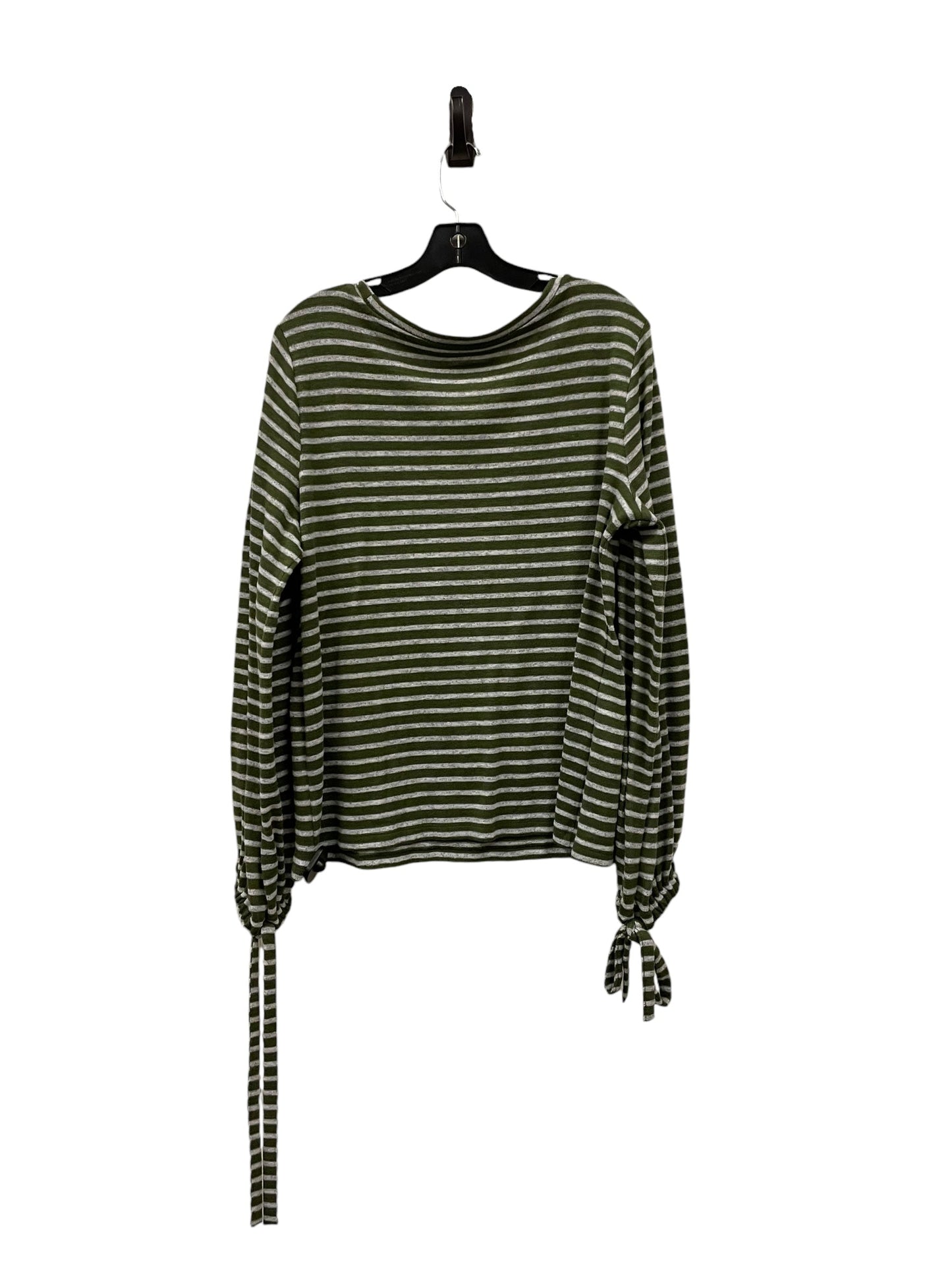 Top Long Sleeve By Ana In Green, Size: Xl