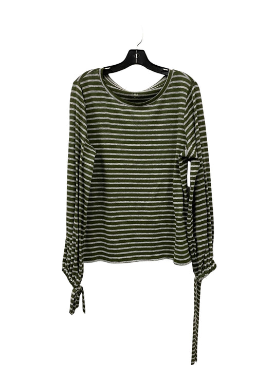 Top Long Sleeve By Ana In Green, Size: Xl