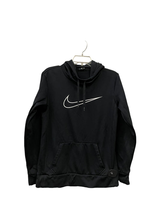 Athletic Sweatshirt Hoodie By Nike Apparel In Black, Size: S