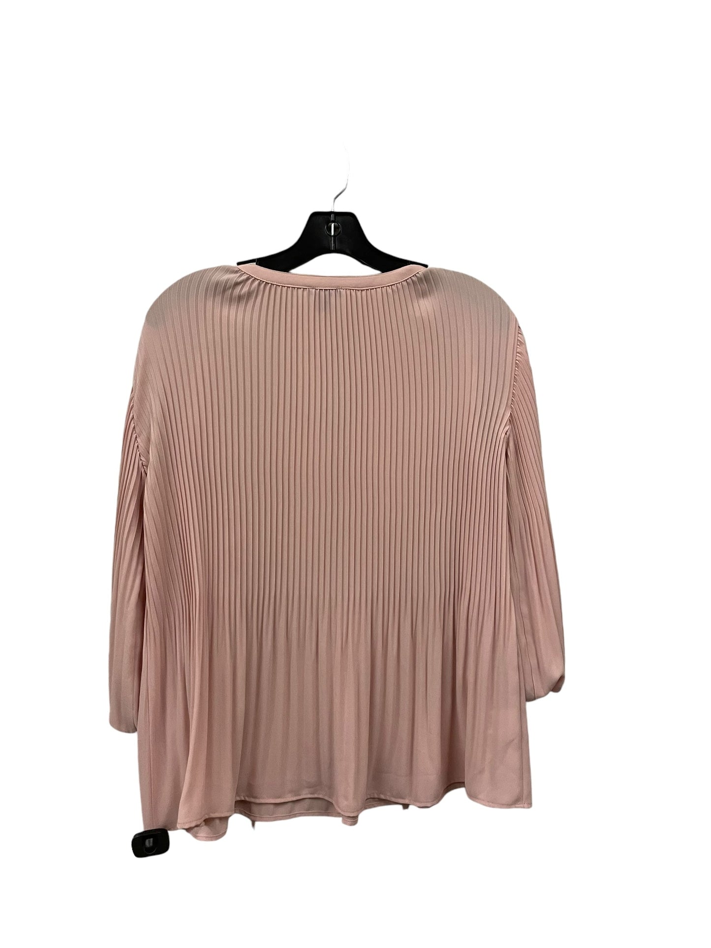 Top Long Sleeve By Ann Taylor In Pink, Size: Xxs