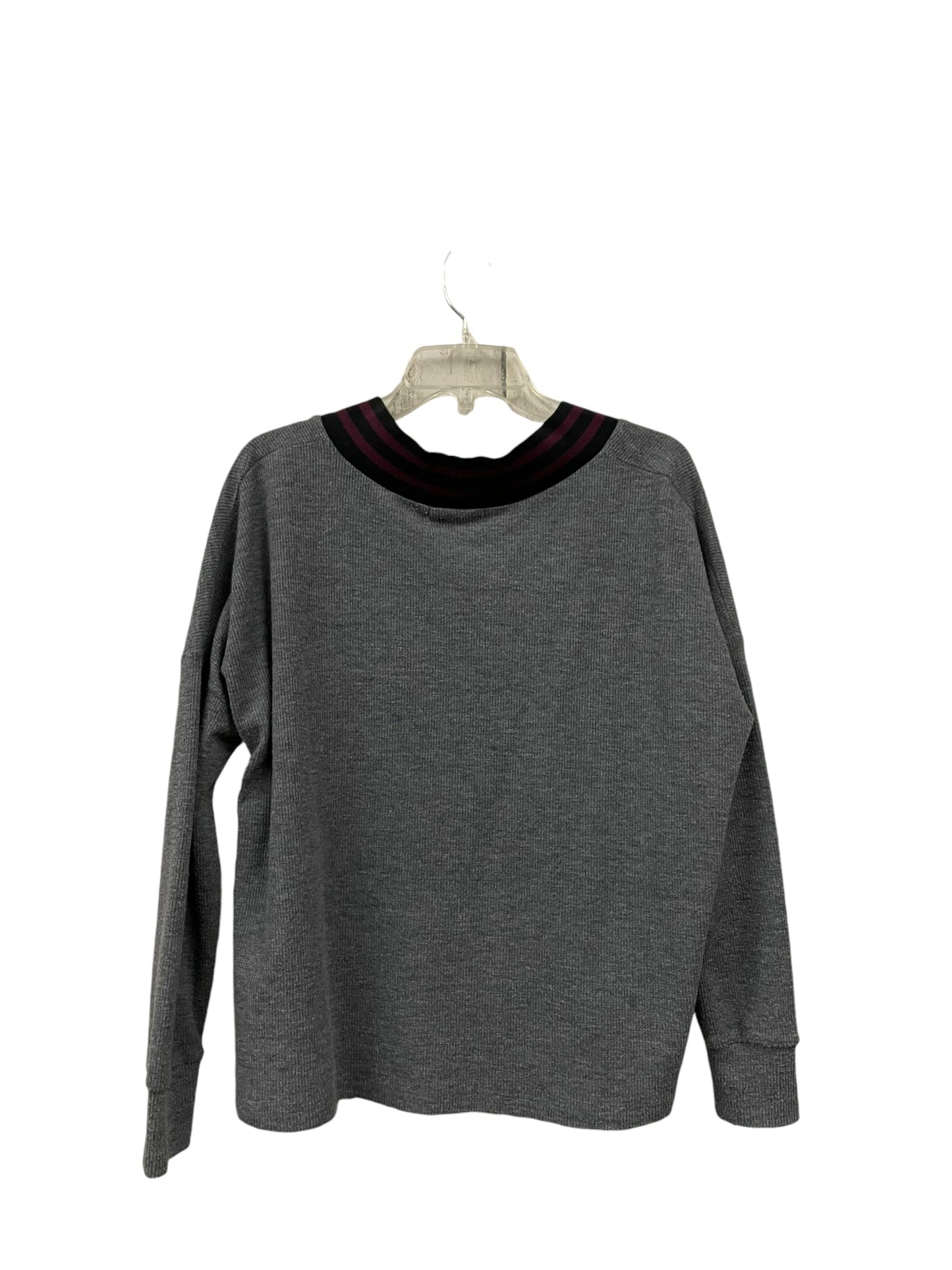 Top Long Sleeve By Urban Outfitters In Grey, Size: S