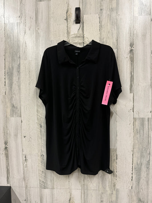 Black Top Short Sleeve Torrid, Size 3x