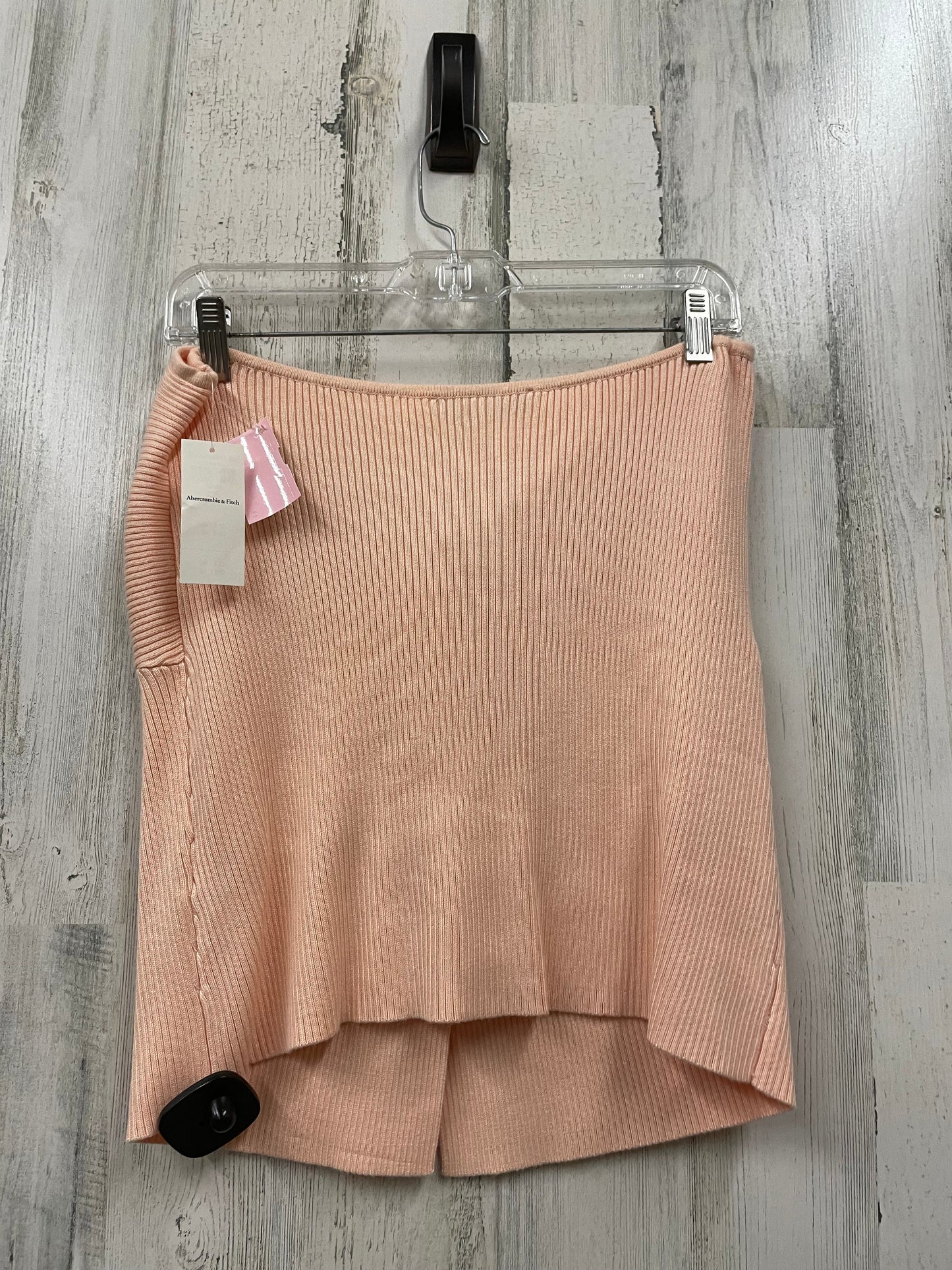 Top Sleeveless By Abercrombie And Fitch In Orange, Size: L