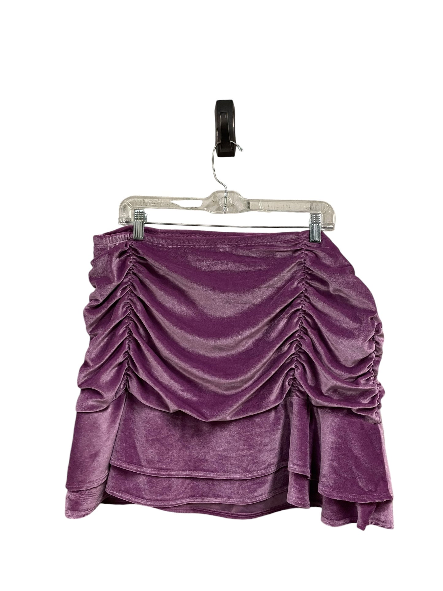 Skirt Mini & Short By Wild Fable In Purple, Size: Xxl