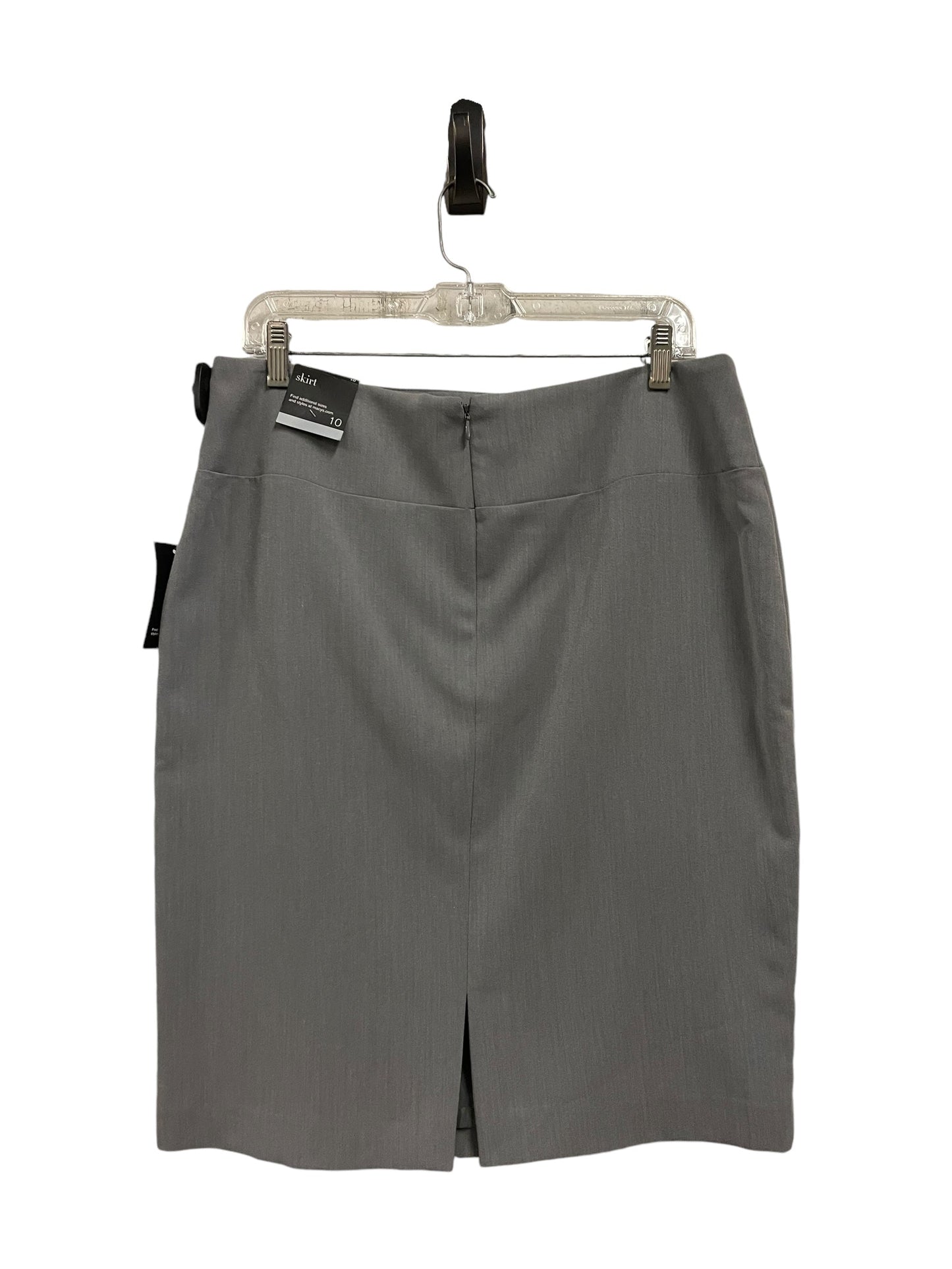 Skirt Midi By Alfani In Grey, Size: 10