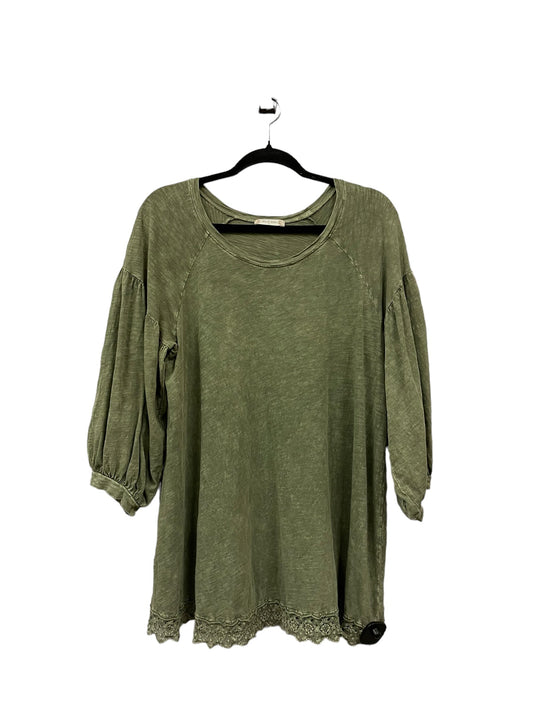 Top Long Sleeve By Altard State In Green, Size: L