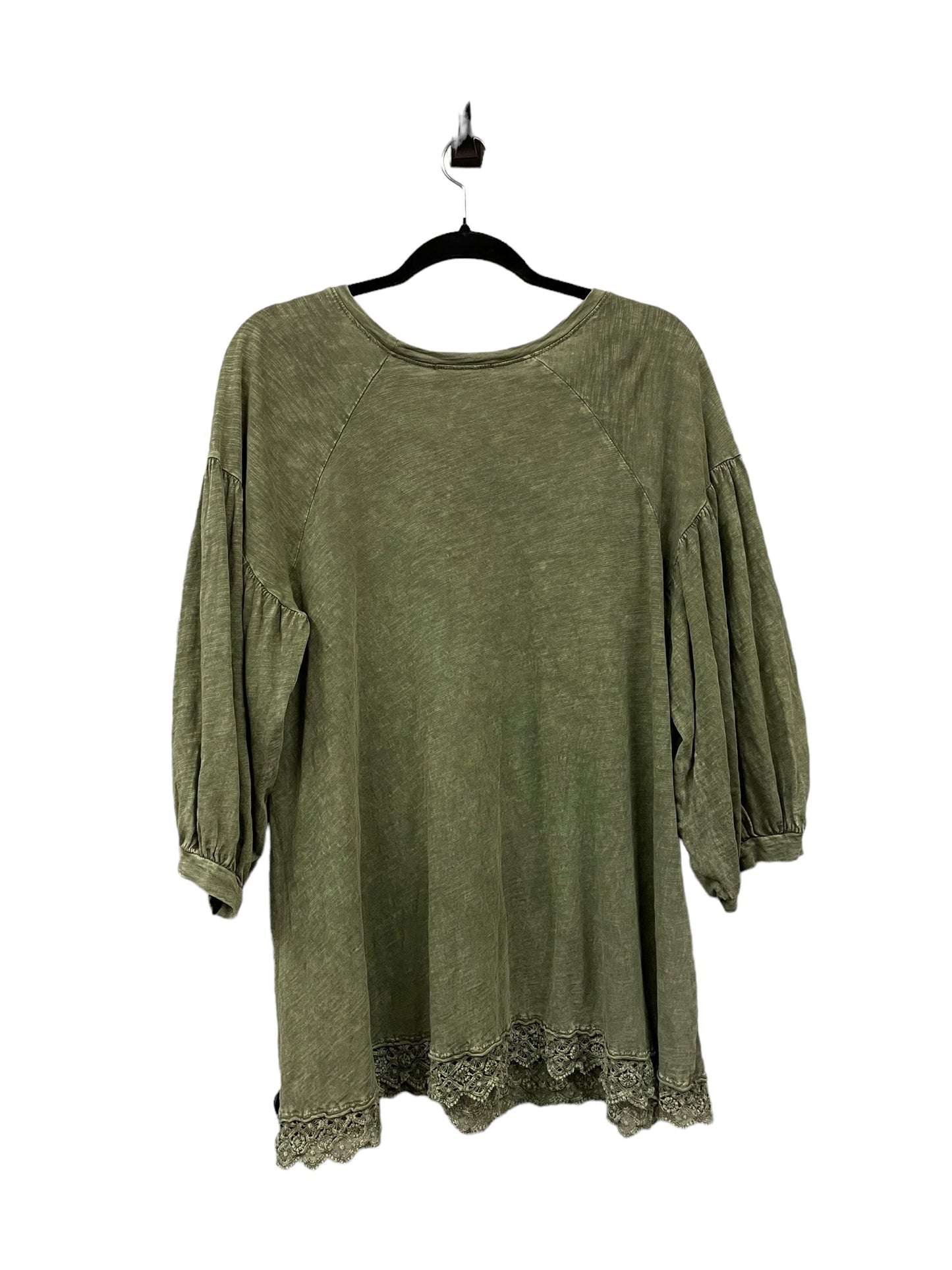 Top Long Sleeve By Altard State In Green, Size: L