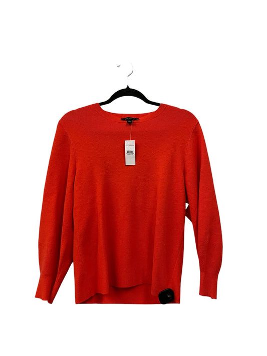 Sweater By Ann Taylor In Orange, Size: L