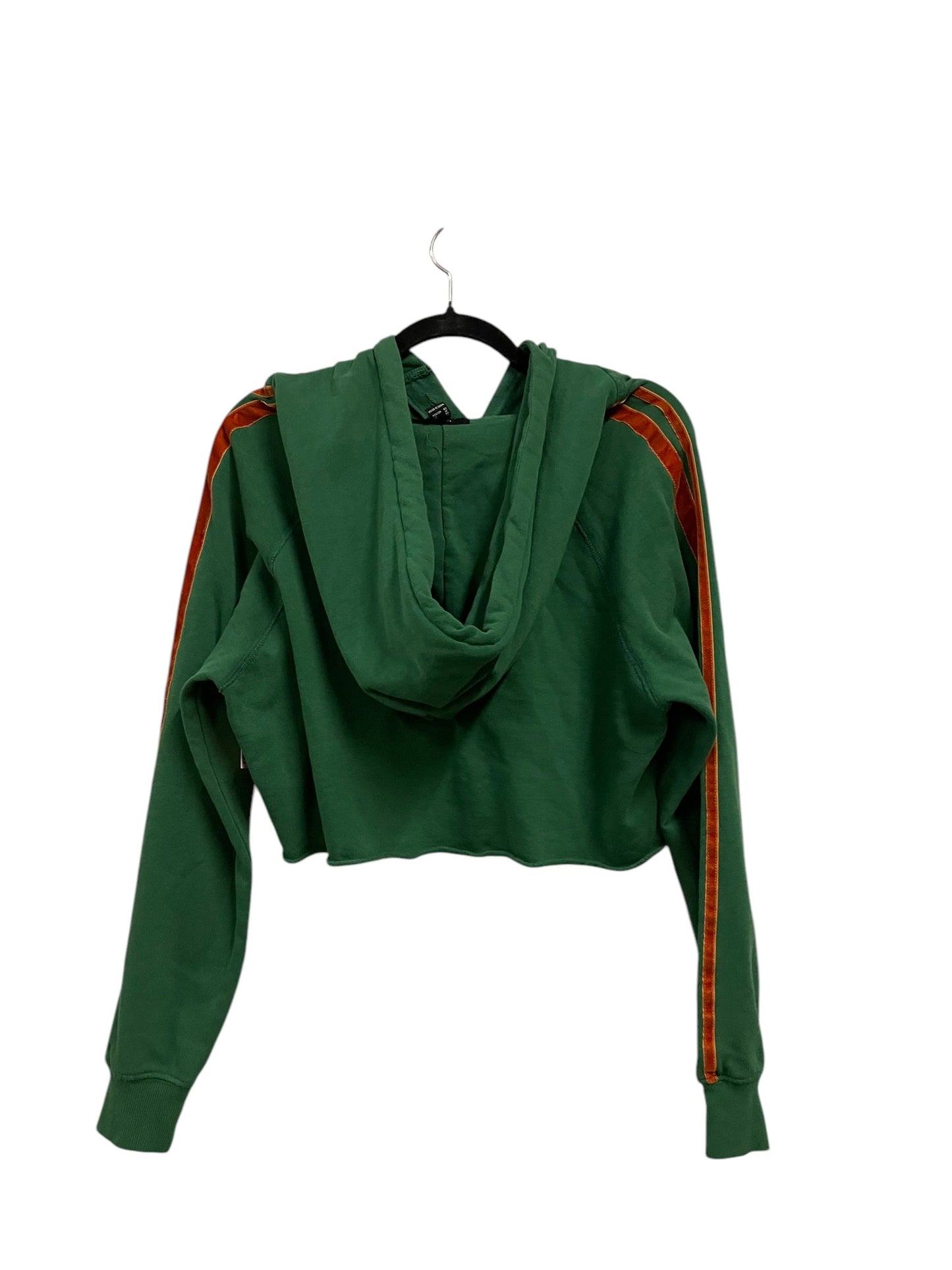 Sweatshirt Hoodie By Forever 21 In Green, Size: M