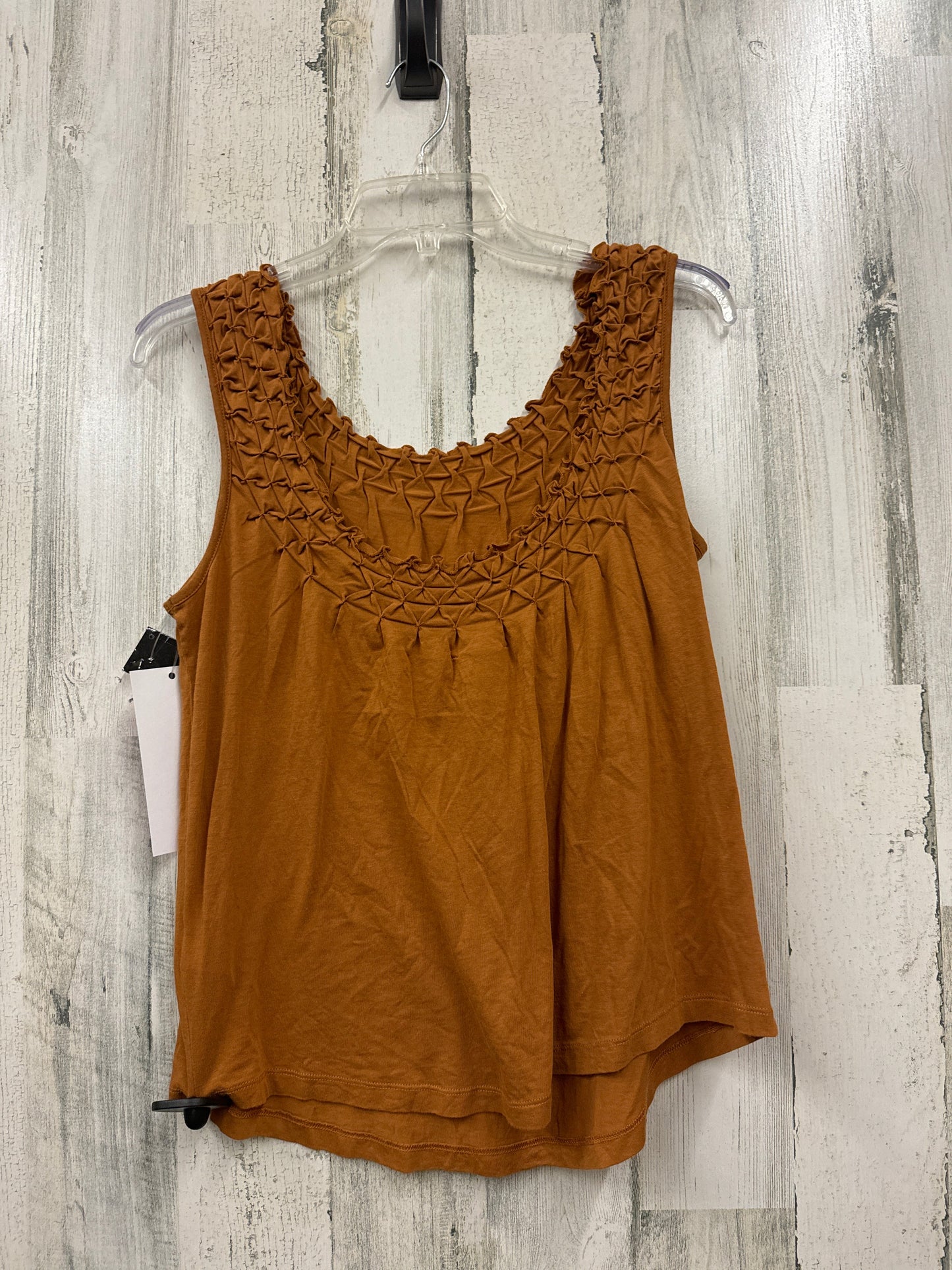 Orange Top Sleeveless Maeve, Size Xs