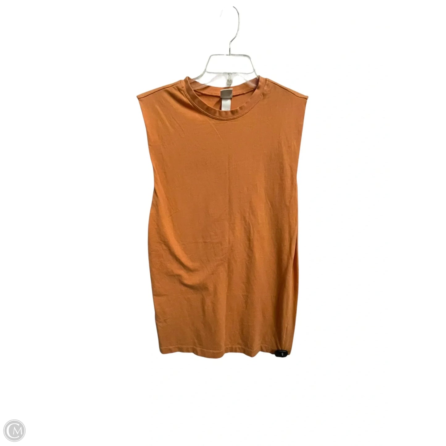 Dress Casual Midi By H&m In Orange, Size: Xs