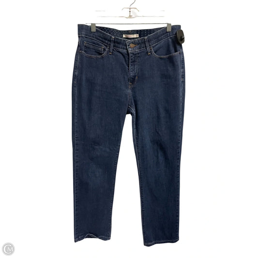 Jeans Straight By Levis In Blue, Size: 12