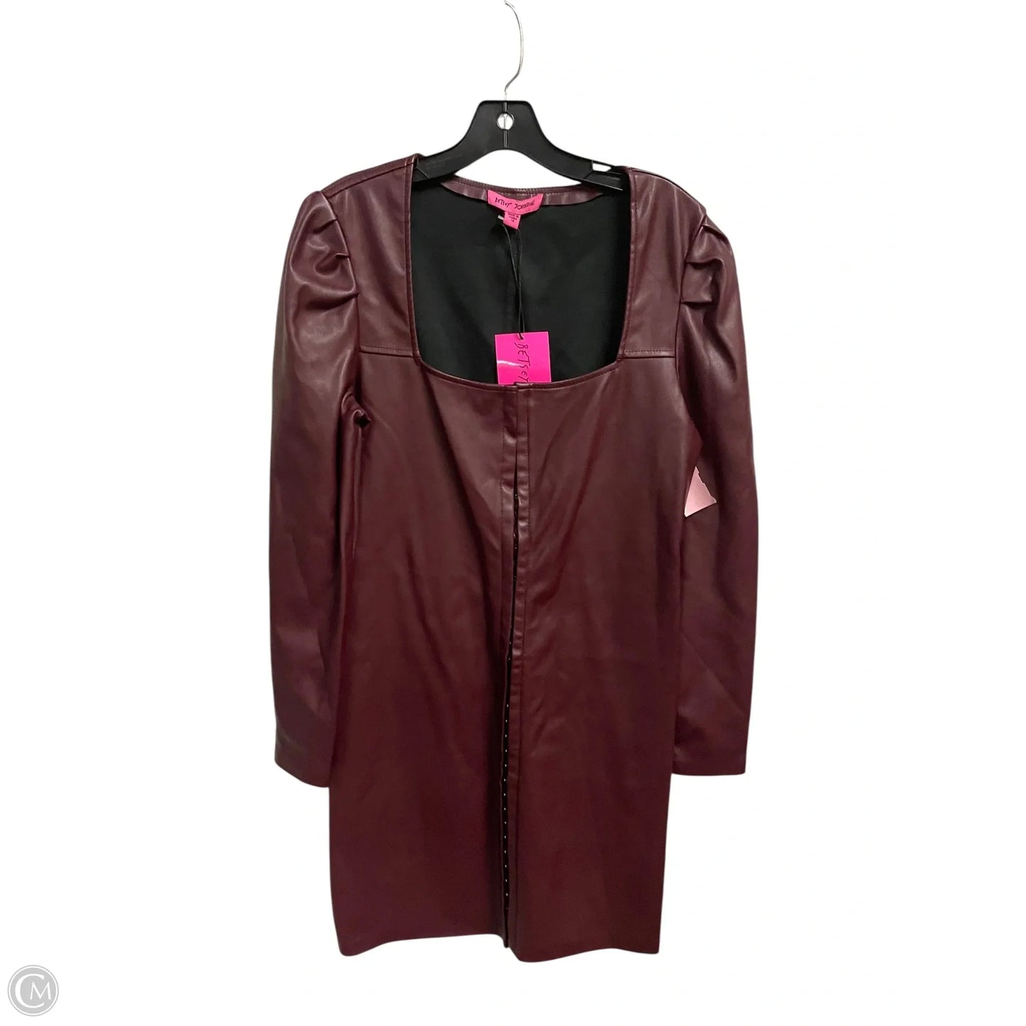 Dress Casual Short By Betsey Johnson In Purple, Size: L