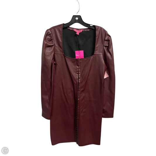 Dress Casual Short By Betsey Johnson In Purple, Size: L