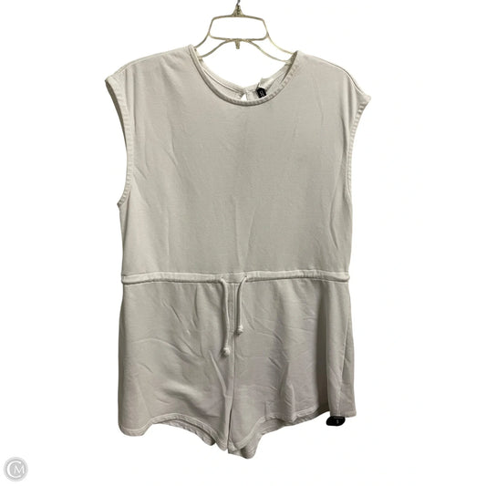 Romper By Divided In White, Size: M