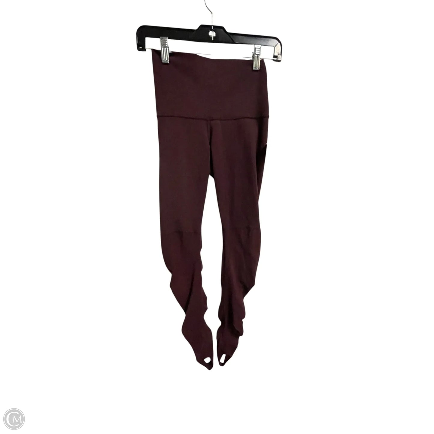 Athletic Leggings By Lululemon In Maroon, Size: 4