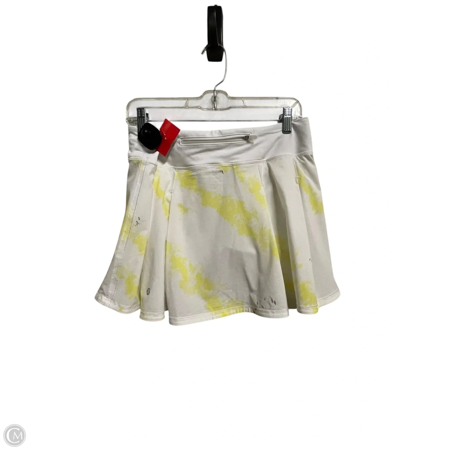 Athletic Skirt By Lululemon In Yellow, Size: 10