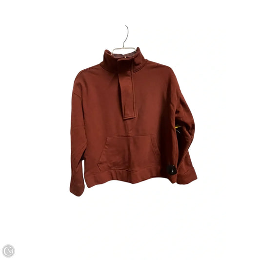 Sweatshirt Collar By A New Day In Orange, Size: M