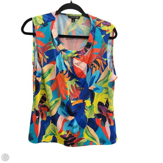 Top Sleeveless By Zac And Rachel In Multi-colored, Size: 1x
