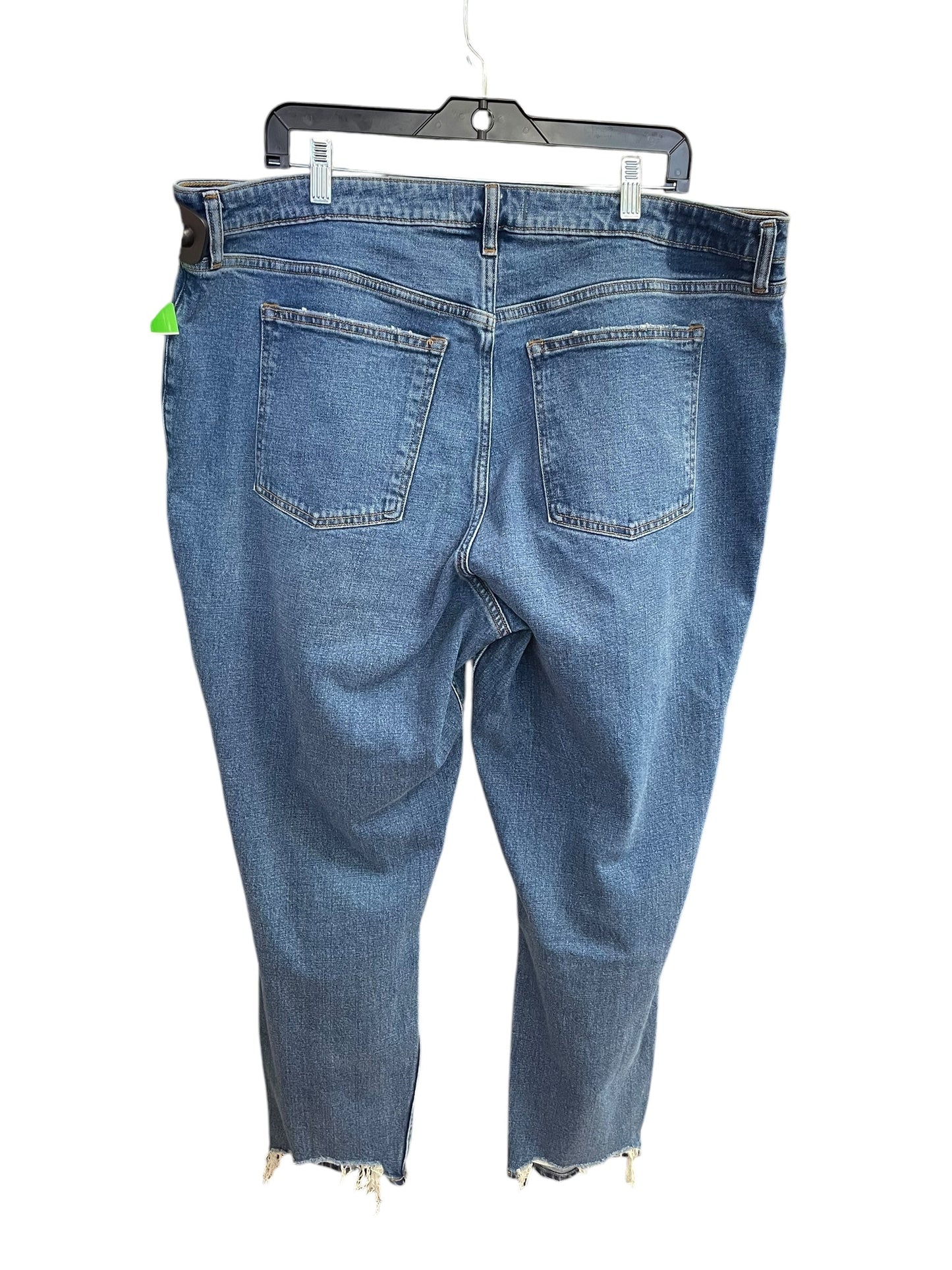 Jeans Straight By Abercrombie And Fitch In Blue, Size: 20