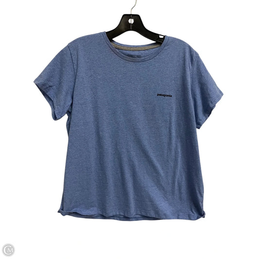 Top Short Sleeve Basic By Patagonia In Blue, Size: Xl