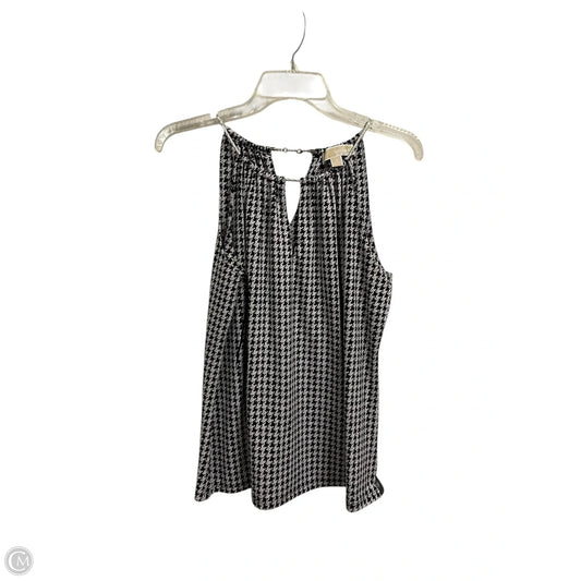 Top Sleeveless By Michael By Michael Kors In Black & White, Size: S