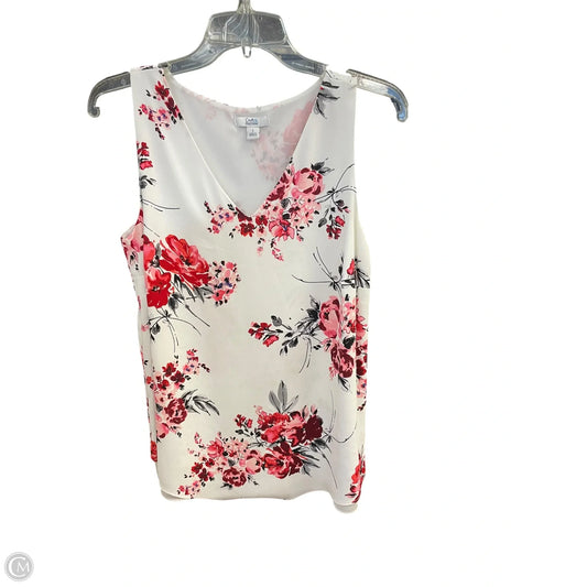 Top Sleeveless By Croft And Barrow In White, Size: S