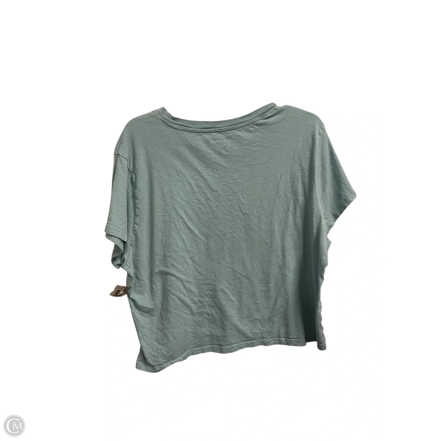 Top Short Sleeve Basic By American Eagle In Blue, Size: Xl