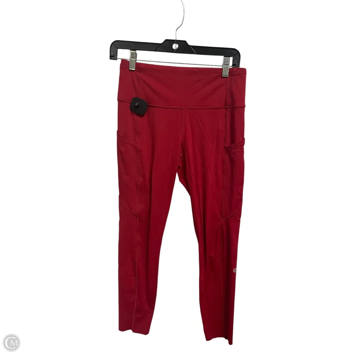 Athletic Capris By Lululemon In Red, Size: 8