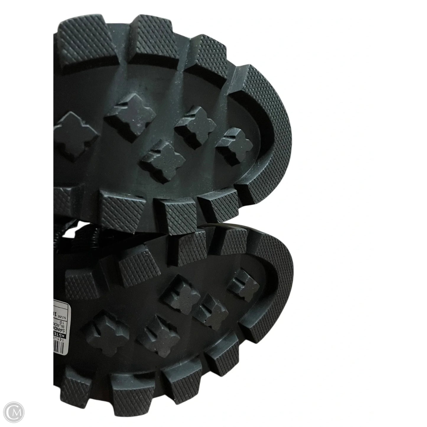 Sandals Heels Platform By Steve Madden In Black, Size: 10