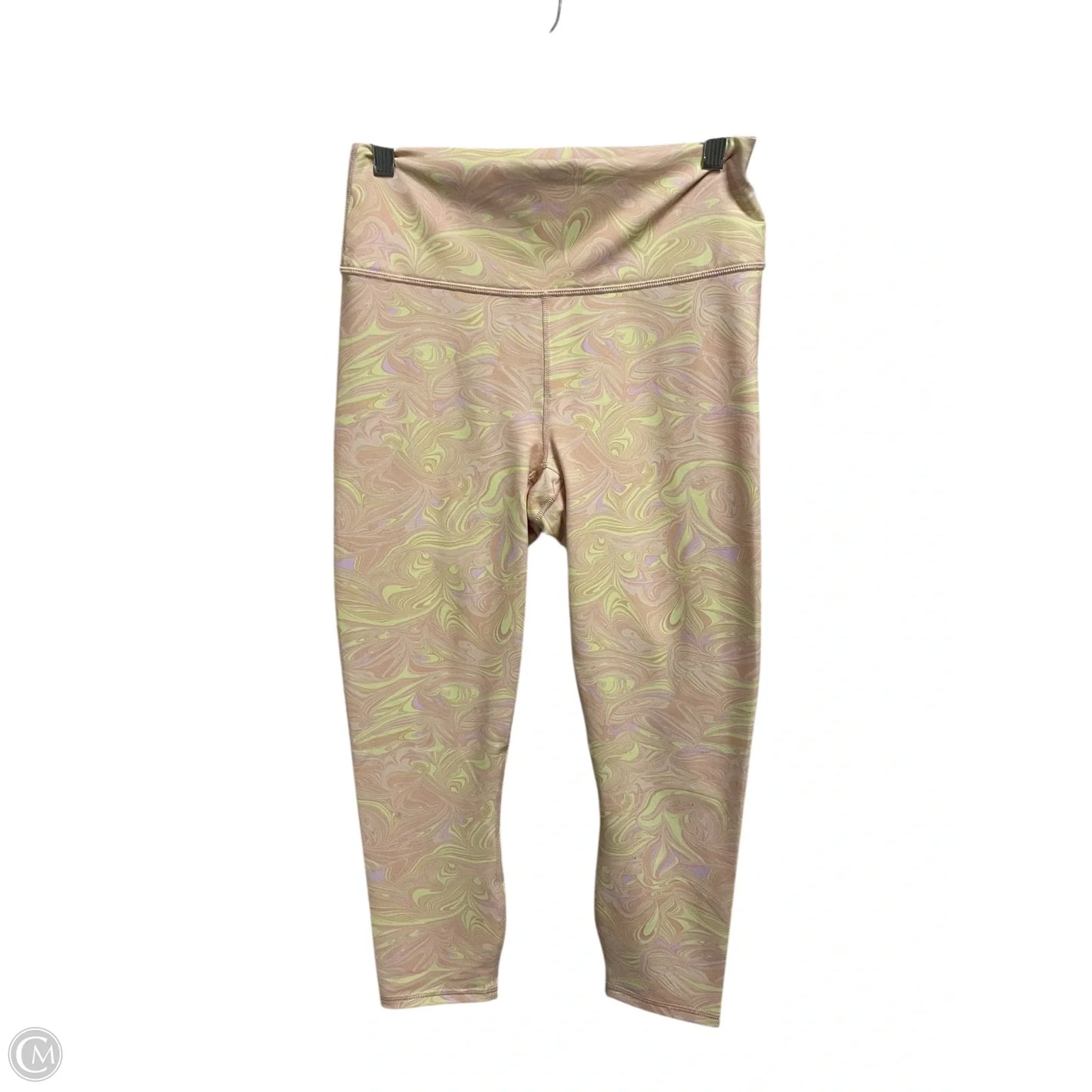 Athletic Leggings By Fabletics In Yellow, Size: M