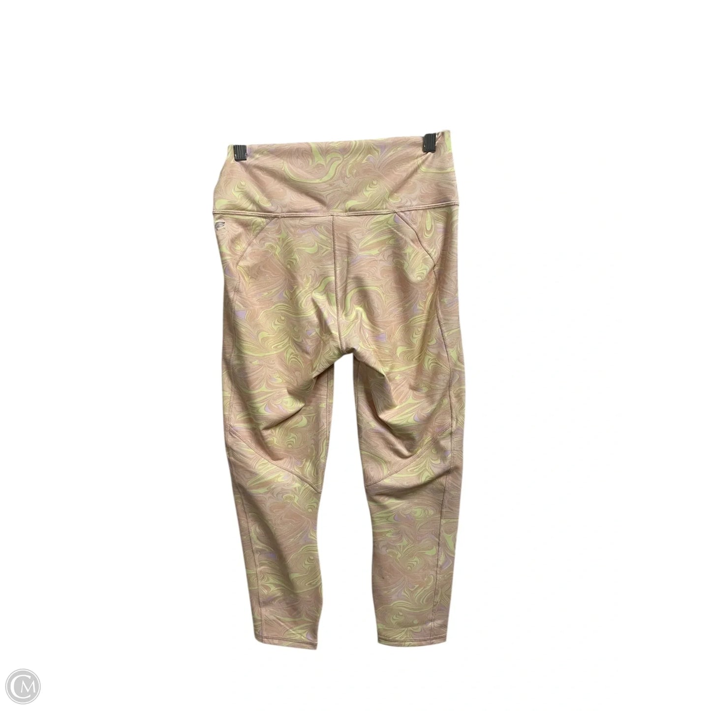 Athletic Leggings By Fabletics In Yellow, Size: M