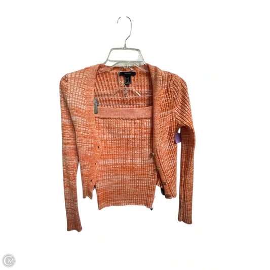 Skirt Set 2pc By Forever 21 In Orange, Size: S