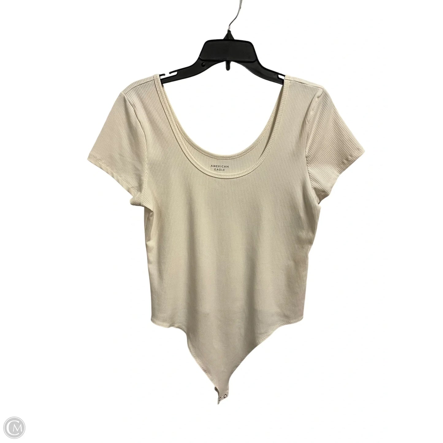Bodysuit By American Eagle In Cream, Size: Xl