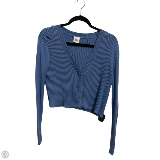 Top Long Sleeve By Cabi In Blue, Size: S