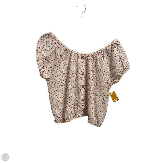 Top Short Sleeve By Clothes Mentor In Pink, Size: Xl