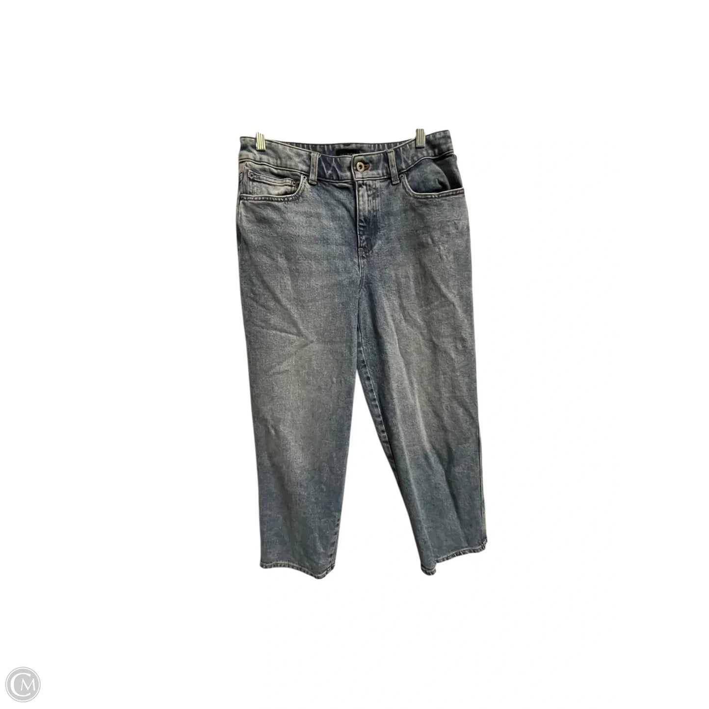 Jeans Straight By Talbots In Blue Denim, Size: 8