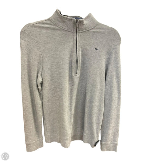Top Long Sleeve By Vineyard Vines In Grey, Size: L