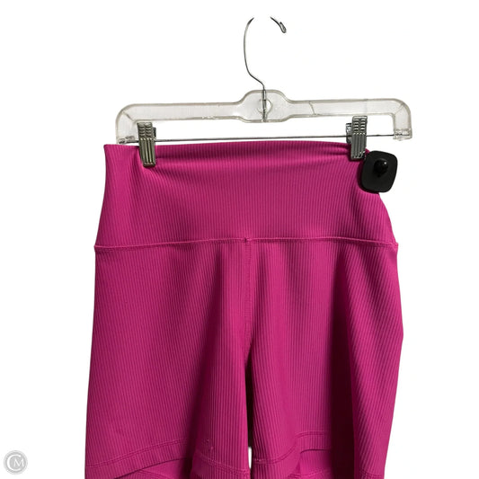 Athletic Shorts By 90 Degrees By Reflex In Pink, Size: L